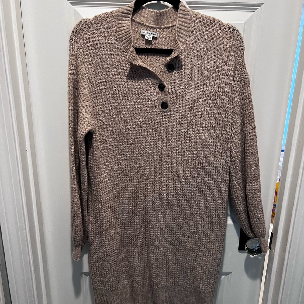 American eagle waffle sweater dress